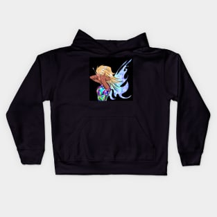 the zentangle pattern fairy in ecopop Kids Hoodie